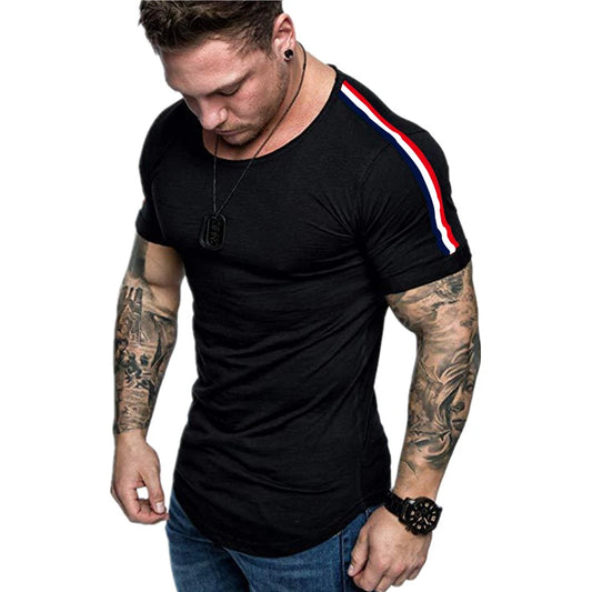 2022 Mens Vneck  T-shirt For Male T Shirt Fitness Tshirts 5XL Brand Clothing Men Streetwear